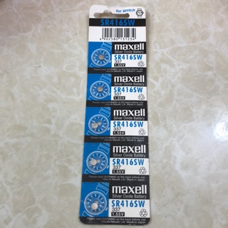 PIN ĐỒNG HỒ Maxell SR416SW-337 Chính hãng