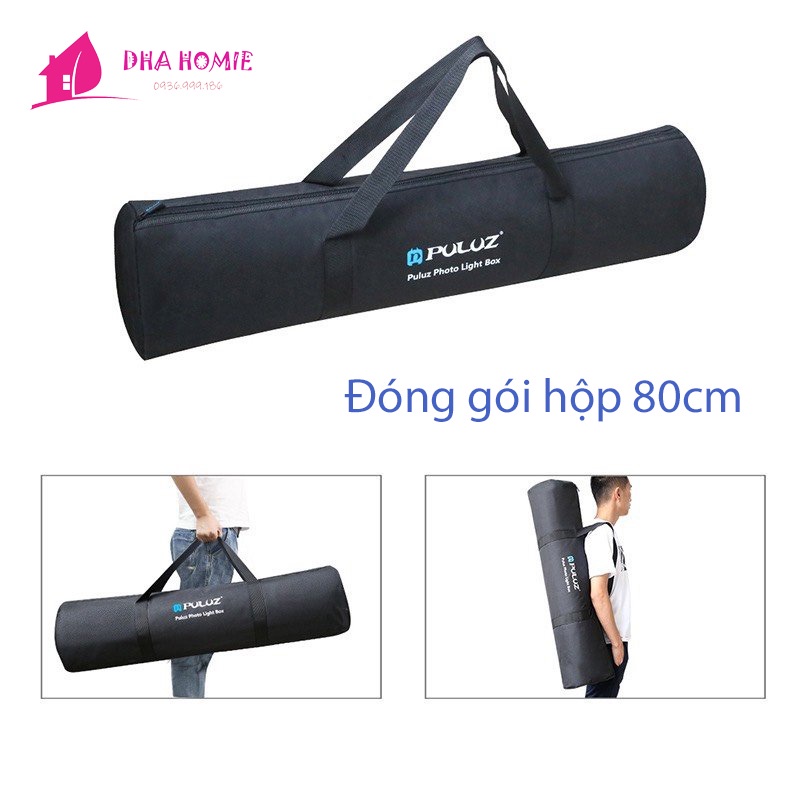 HỘP CHỤP ẢNH SẢN PHẨM PULUZ - BOX CHỤP HÌNH SẢN PHẨM VẢI NYLON KHUNG THÉP TIỆN LỢI ĐA NĂNG