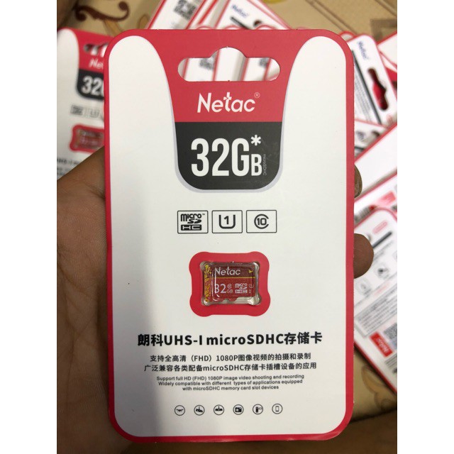 Thẻ Nhớ Camera Netac 32G chính hãng