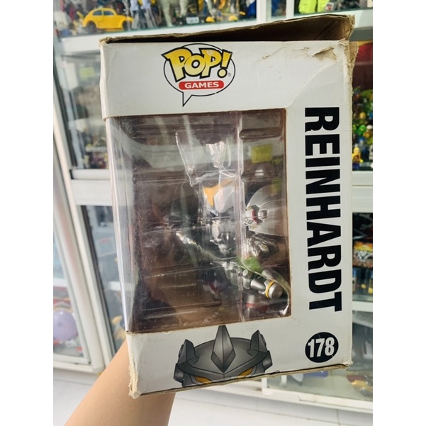 Đồ chơi mô hình funko pop games overwatch reinhardt 6 super sized pop - ảnh sản phẩm 2