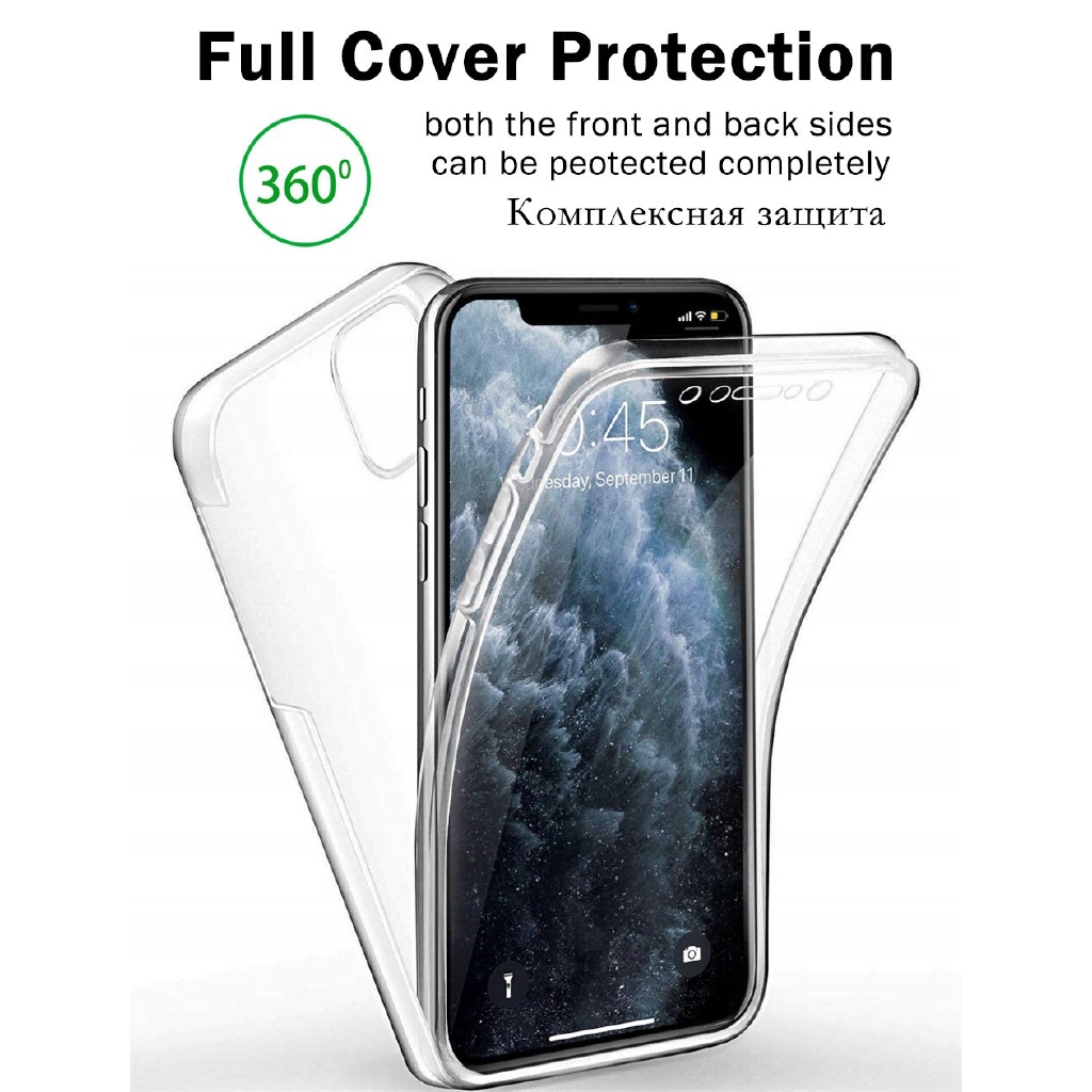 ốp điện thoại Chống Sốc 360 Độ Cho Iphone 11 Pro X Xr Xs Max 6 6s 7 8 Plus 5s 5 Se 2