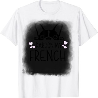 Áo Thun In Hình - Pardon My French Hài hước Hài hước Pháp Bulldog Pardon My French Hài hước Hài hước Pháp - TH7065