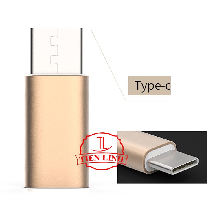 [Mã ELFLASH5 giảm 20K đơn 50K] Bộ 2 cái đầu chuyển đổi chân Micro USB (Cái) sang Type C