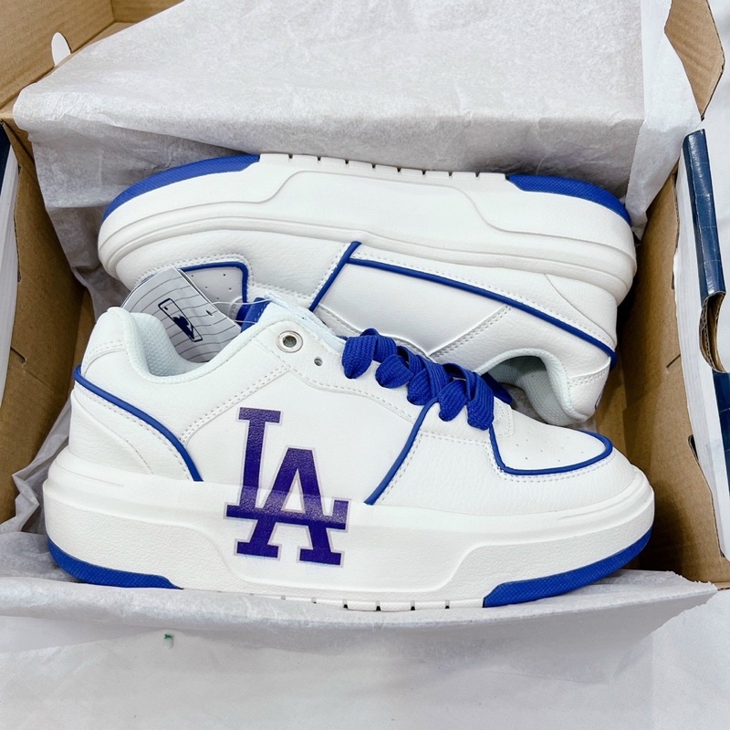 Giày MLB Chunky Liner_Giày thể thao MLB Chunky NY Xanh, LA Hàng Chuẩn Full Box