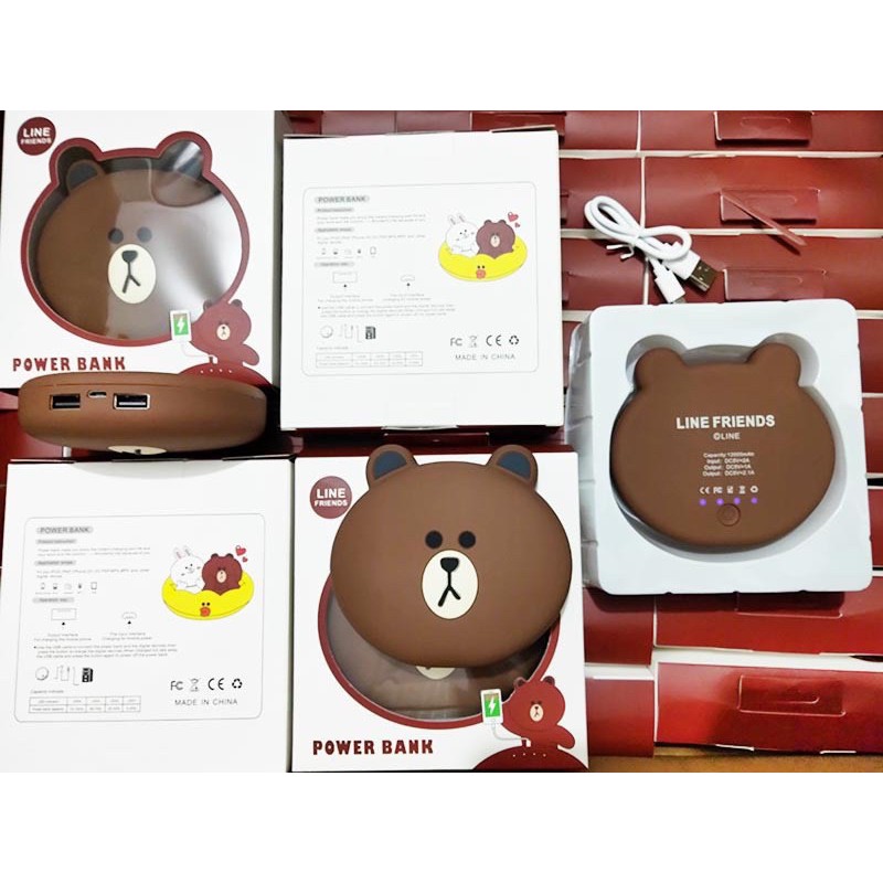 Sạc dự phòng Line Friend