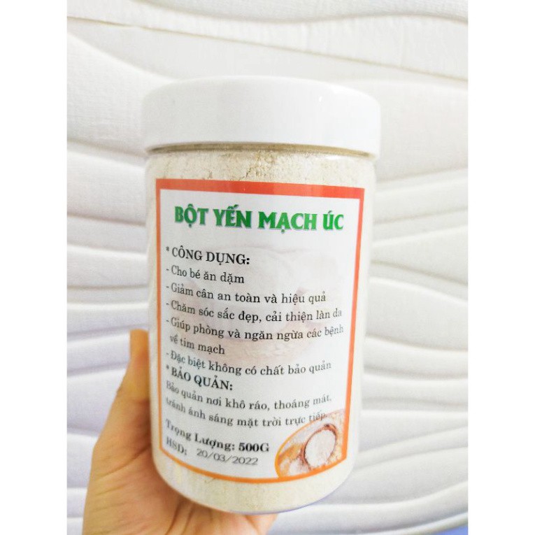 500g BỘT Yến Mạch Úc nguyên chất 100% làm bánh Eatcleans, đắp mặt...