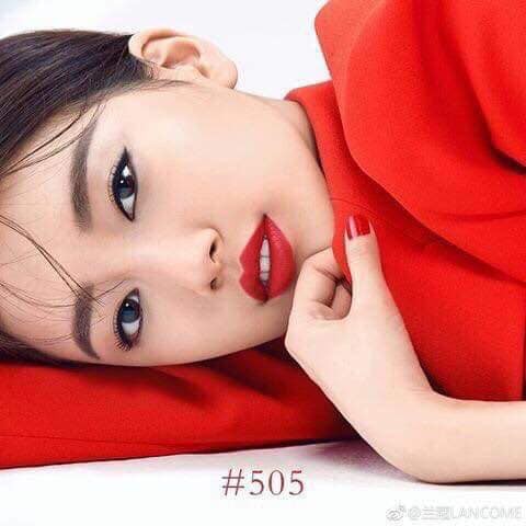 [HÀNG SIÊU SALE] Son Lì Lancôme Lâu Trôi 505 Adoration Màu Đỏ Cam | BigBuy360 - bigbuy360.vn