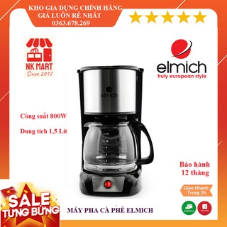 Máy pha cà phê elmich 4023511 hàng chính hãng, bảo hành 12 tháng