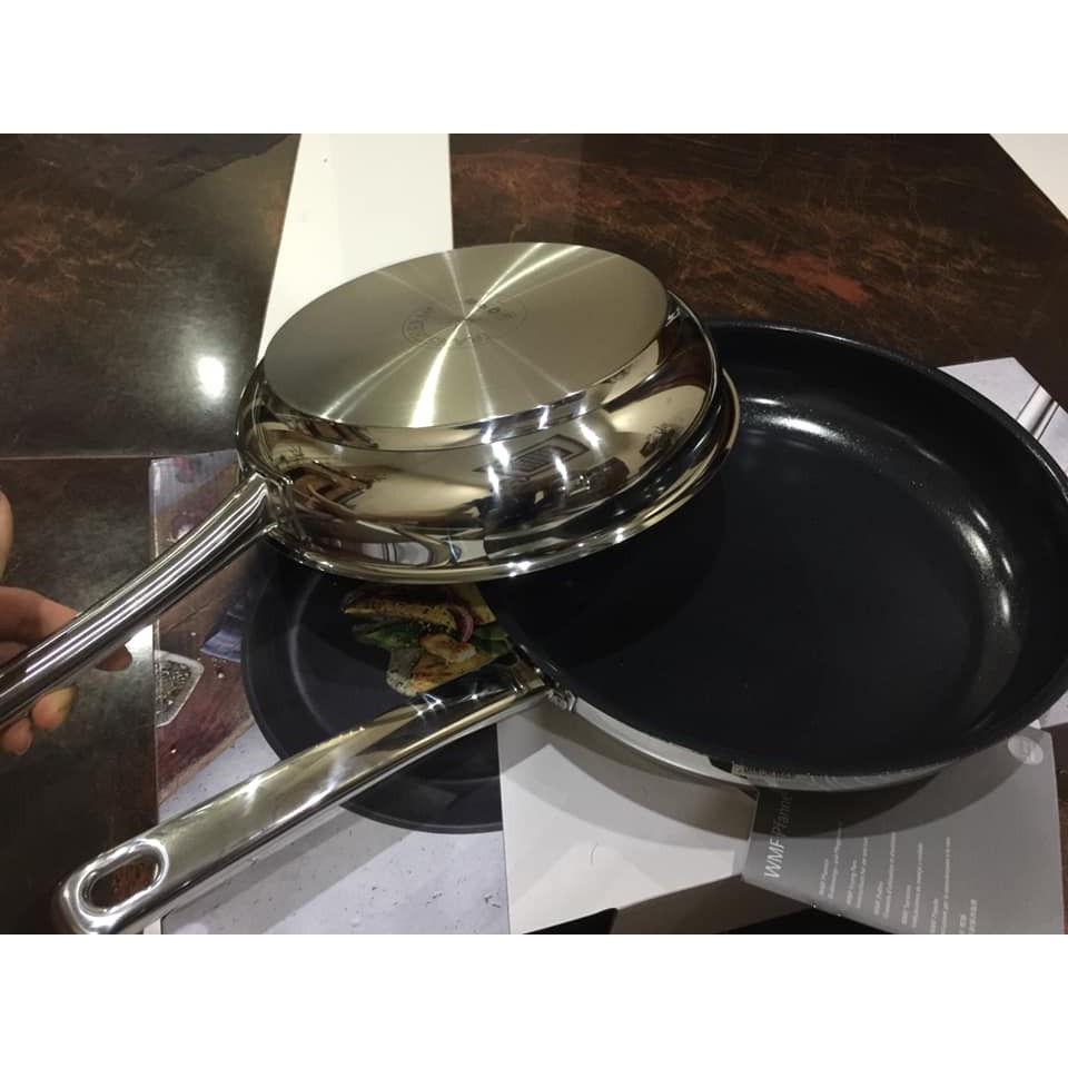 Set chảo chống dính WMF Frying pans 24-28cm cán inox không gỉ