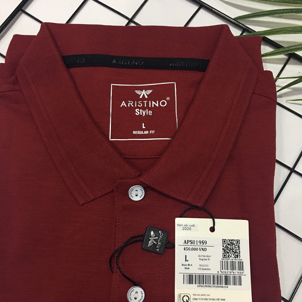 Áo thun nam cao cấp ARISTINO- reguler- Aps019s9- Đen