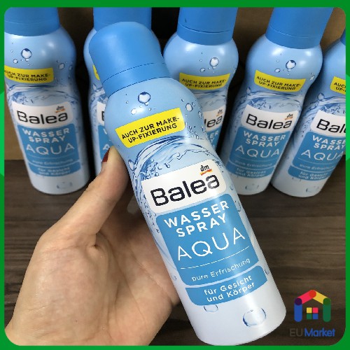 Xịt Khoáng Balea Wasserspray Aqua thành phần tự nhiên Hàng Đức 150 ml
