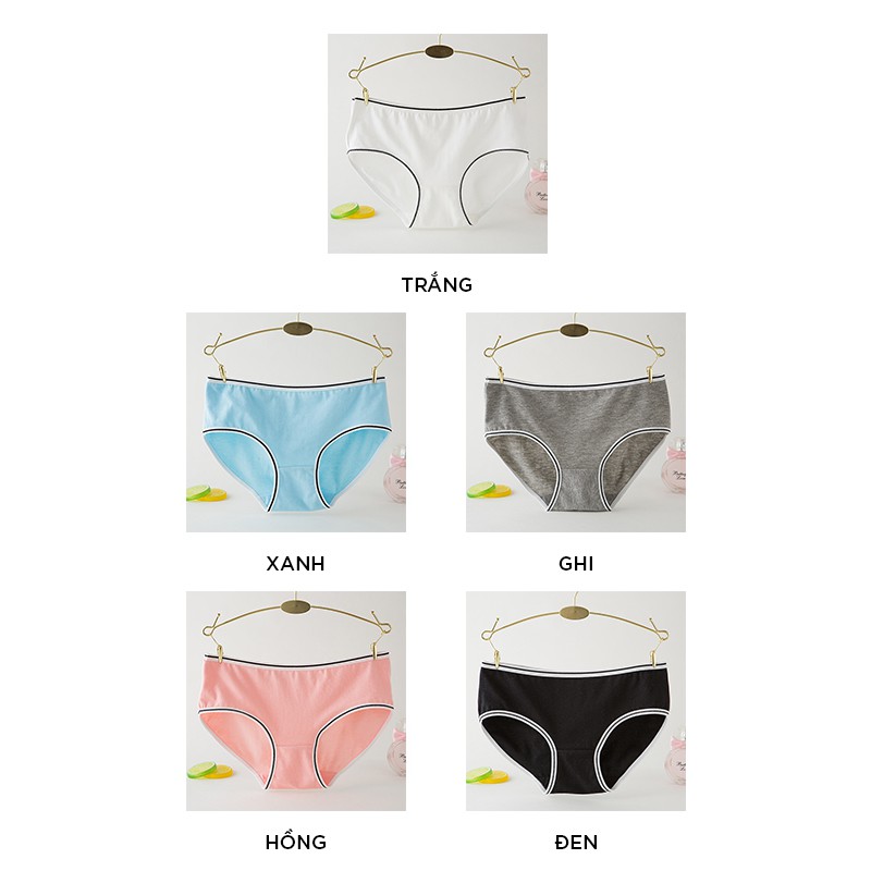 Quần lót nữ giá rẻ cotton cao cấp kháng khuẩn co giãn 4 chiều QL49 | BigBuy360 - bigbuy360.vn
