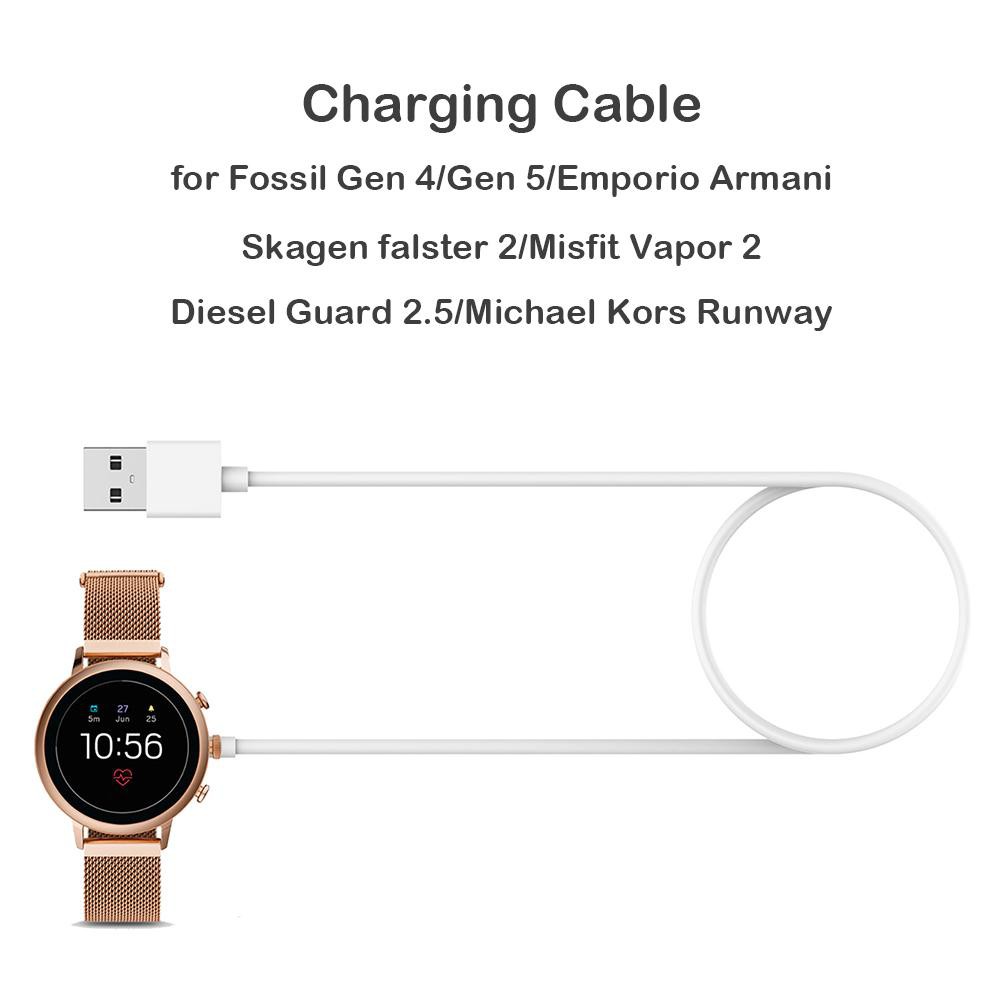 EMPORIO ARMANI FOSSIL Cáp Sạc Usb 1.13 Cho Emporio Armi Skagen Falcon Gen 4 Gen 5