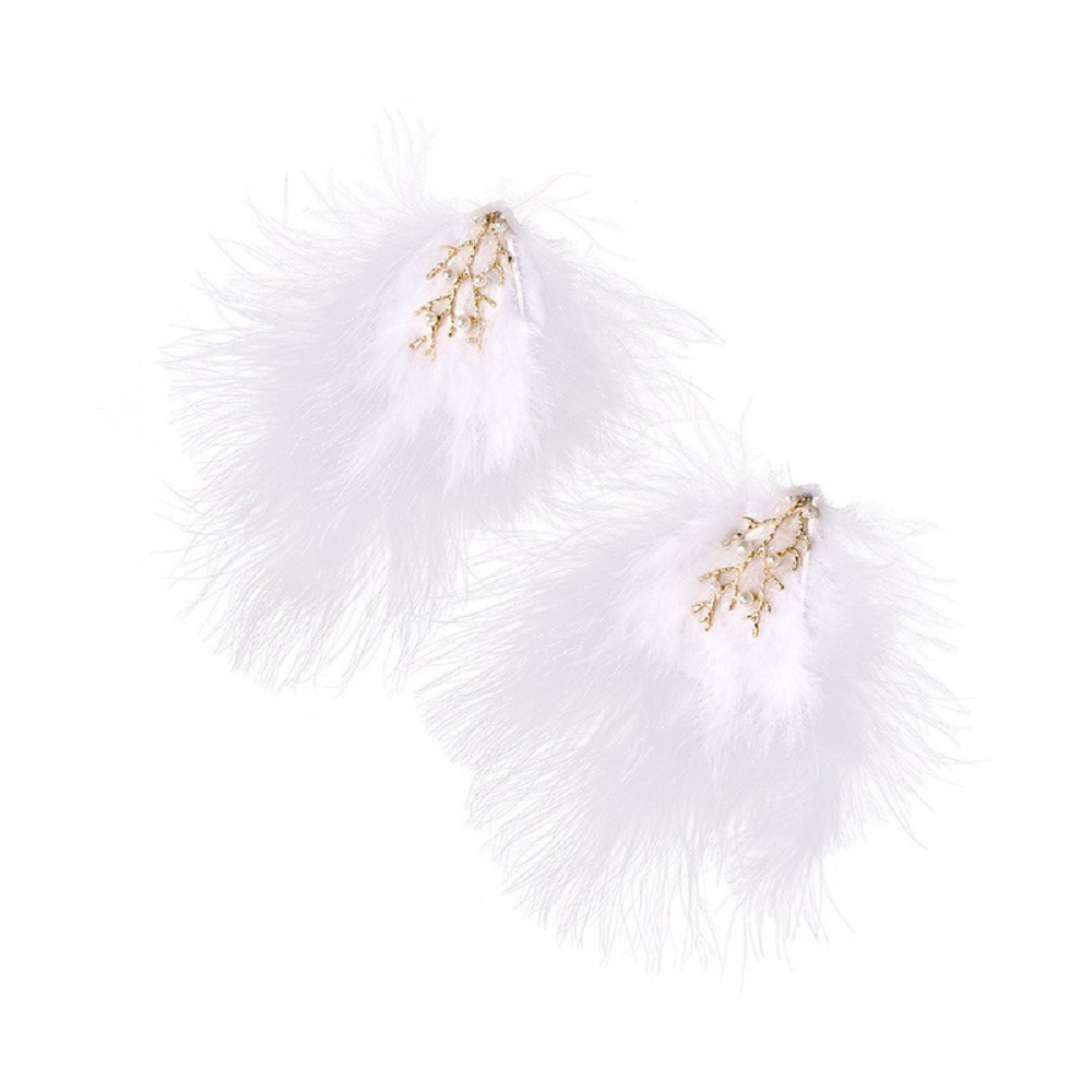 Kẹp tóc hình lông vũ nhiều màu dễ thương thời trang dành cho nữ