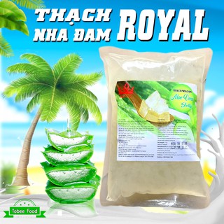 Thạch nha đam royal  gói 1 kg  - topping ngon mát cho trà sữa - trà trái - ảnh sản phẩm 1