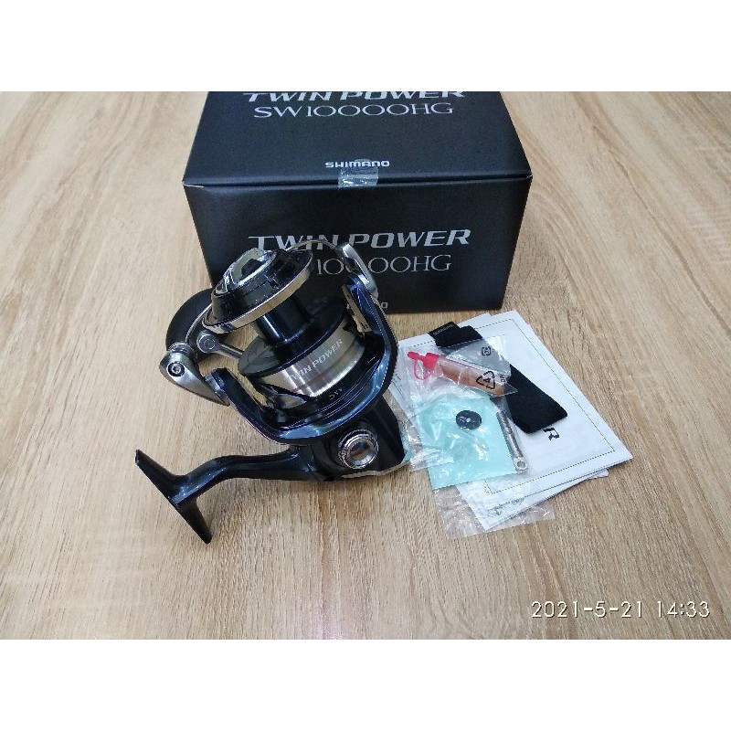 Máy Câu Cá Shimano 2021 Twin Power SW 10000HG - Máy Đứng