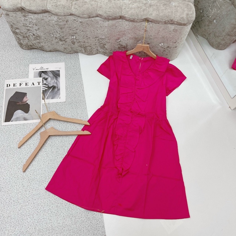 155k đầm suông bèo fom rộng như hình chụp