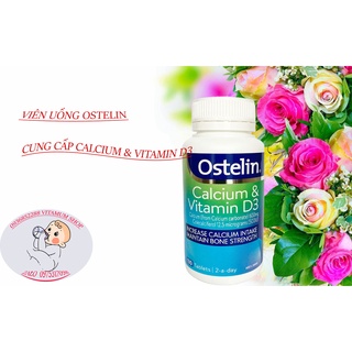 Viên Uống canxi Ostelin Canci & D3 của Úc