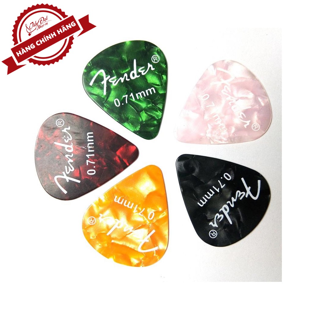 Pick Guitar Móng Gảy Đàn GuiTar Các Cỡ Cao Cấp, Hộp Đựng Pick Gẩy Tiện Dụng