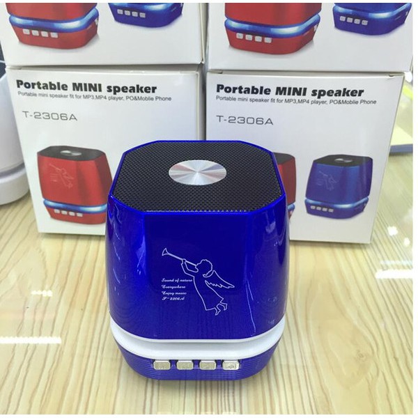 Loa Bluetooth portable mini speaker T- 2306A |shopee. Vn\Shopdenledz