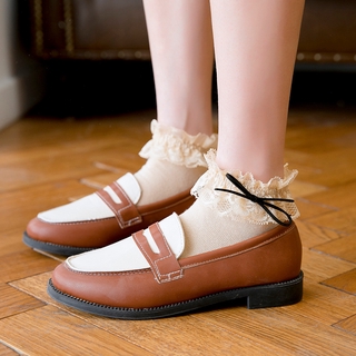 Vớ công chúa phối ren đính nơ phong cách Lolita