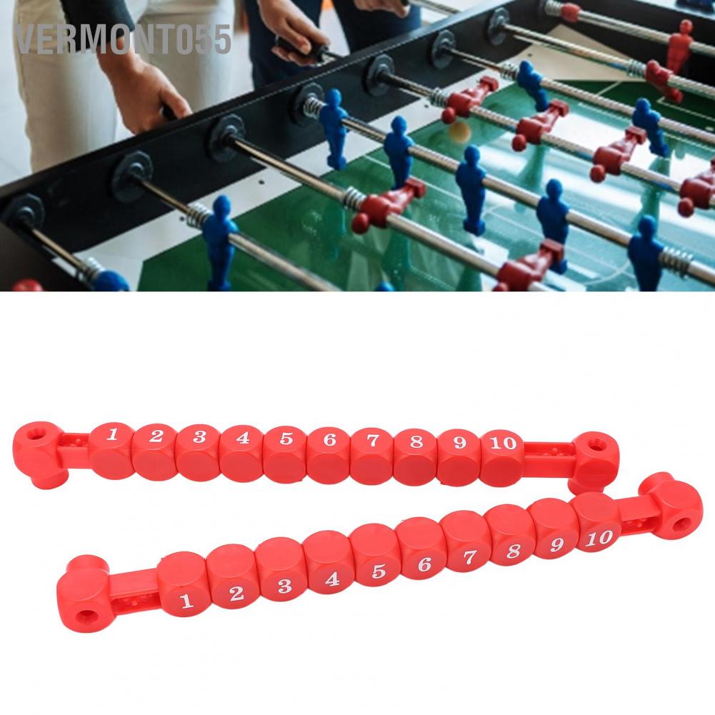 Vermont055 2pc Table Football Counter 10 Numbers Foosball Score Indicator Machine Accessories for Kids