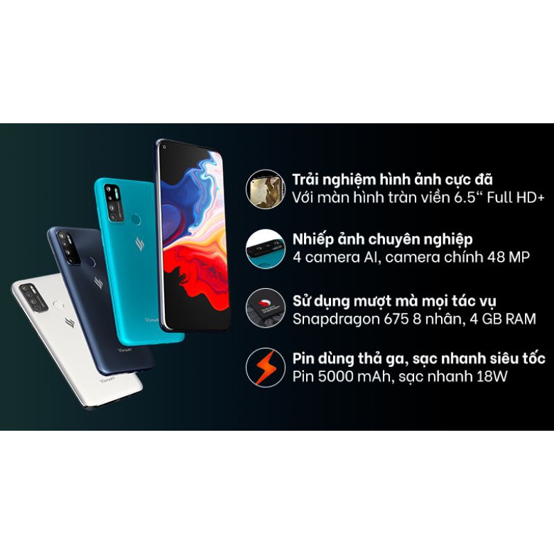 Điện Thoại Vsmart Live 4 6GB/64GB - Hàng Chính Hãng