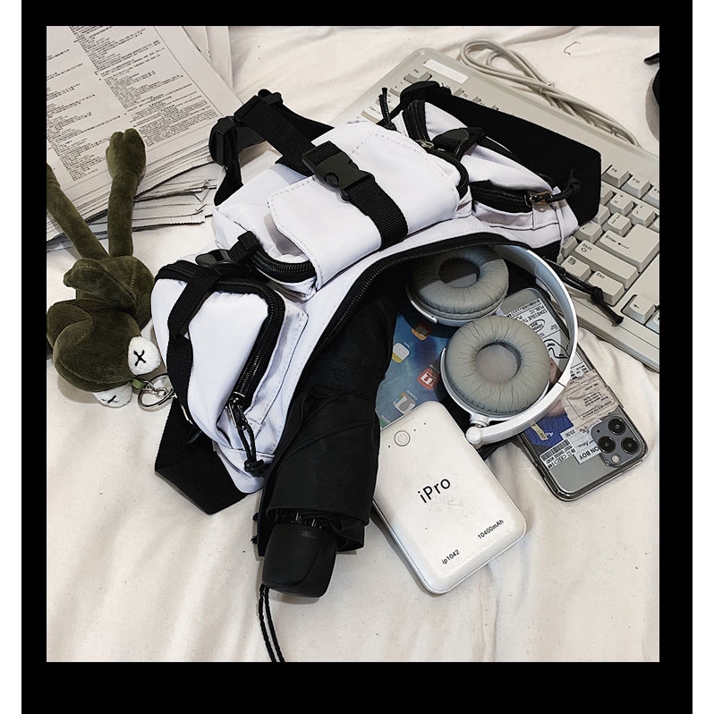 Ulzzang Korean Fashion Fanny Pack Pouch & Waist & Crossbody & Sling & Shoulder & Chest Bag for Men Birthday Gift | BigBuy360 - bigbuy360.vn