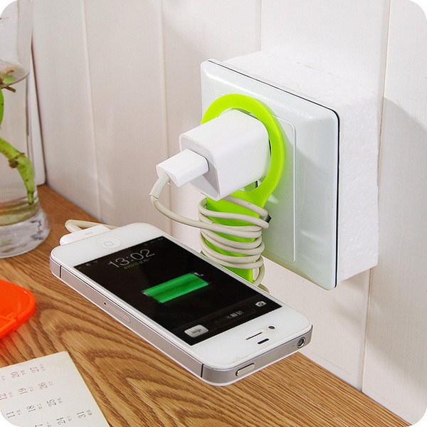 Giá đỡ điện thoại khi sạc cố định điện thoại không rơi bằng nhựa cao cấp chịu lực tốt gấp đôi khi không sử dụng