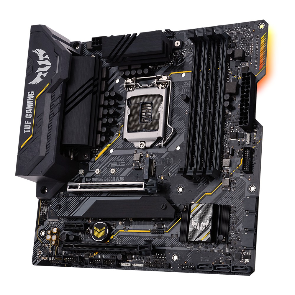 Bo Mạch Chủ ASUS TUF GAMING B460M-PLUS (Intel B460, Socket 1200, m-ATX, 4 khe Ram DDR4) - New - Full Box - BH 36 Tháng