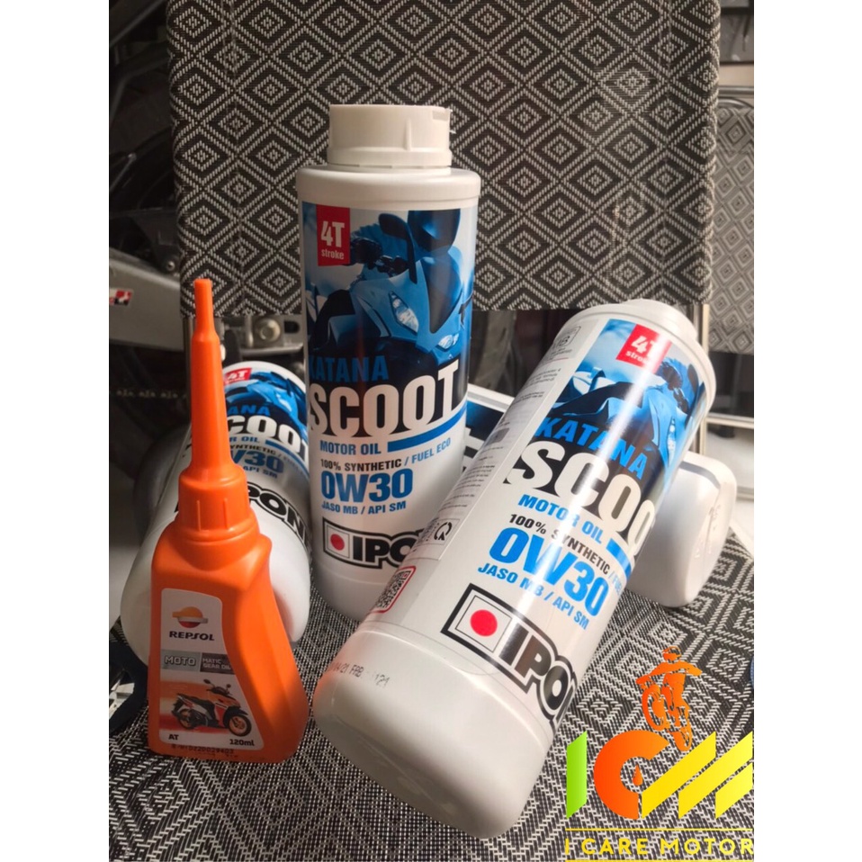 Nhớt tay ga tổng hợp scooter 4T IPONE KATANA SCOOT 0W30