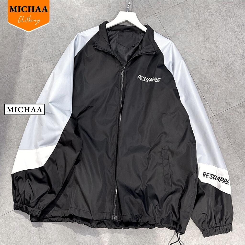 Áo Khoác Bóng Chày RE' SUAPRE Nam Nữ Chất Dù Bomber Unisex Kiểu Form Rộng 2 Lớp Chống Nắng - MICHAA