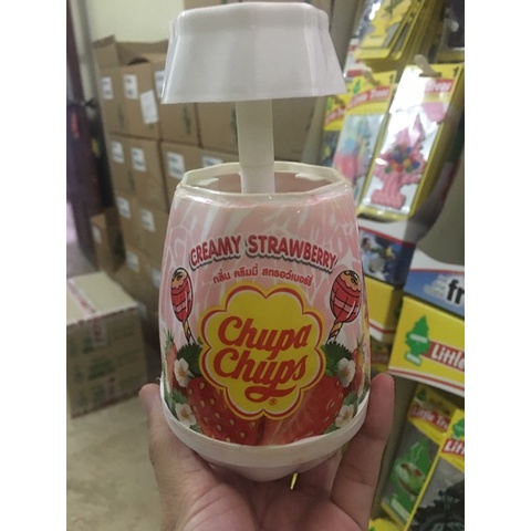 Sáp thơm phòng Chupa Chups Gel Air Freshener ngọt lịm kẹo trái cây size XXL sử dụng lên đến 45ngày - Thái Lan