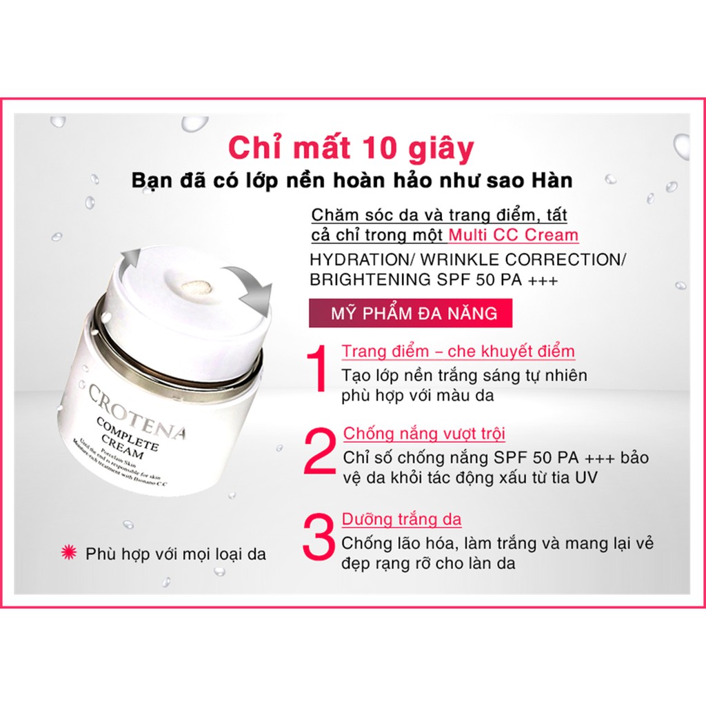 Kem chống nắng dưỡng da che khuyết điểm CC Crotena | BigBuy360 - bigbuy360.vn