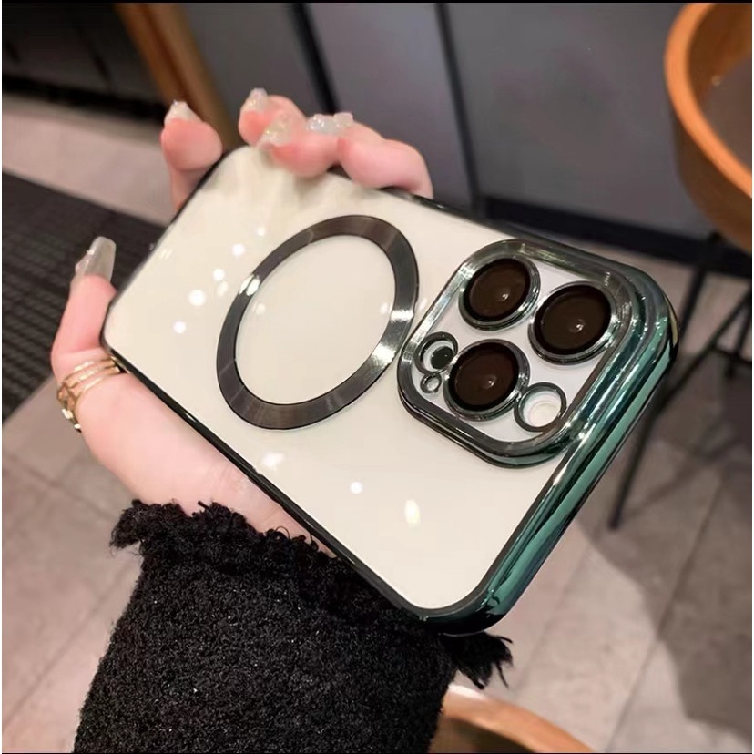 Ốp Điện Thoại iPhone 13 12 11 Pro max xr Silicon case ốp lưng điện thoại iphone 13 promax Mềm Bảo Vệ Ống Kính Camera Từ Tính Sang Trọng Dành Cho iPhone 11 Pro Max 13/12 Pro Max XR