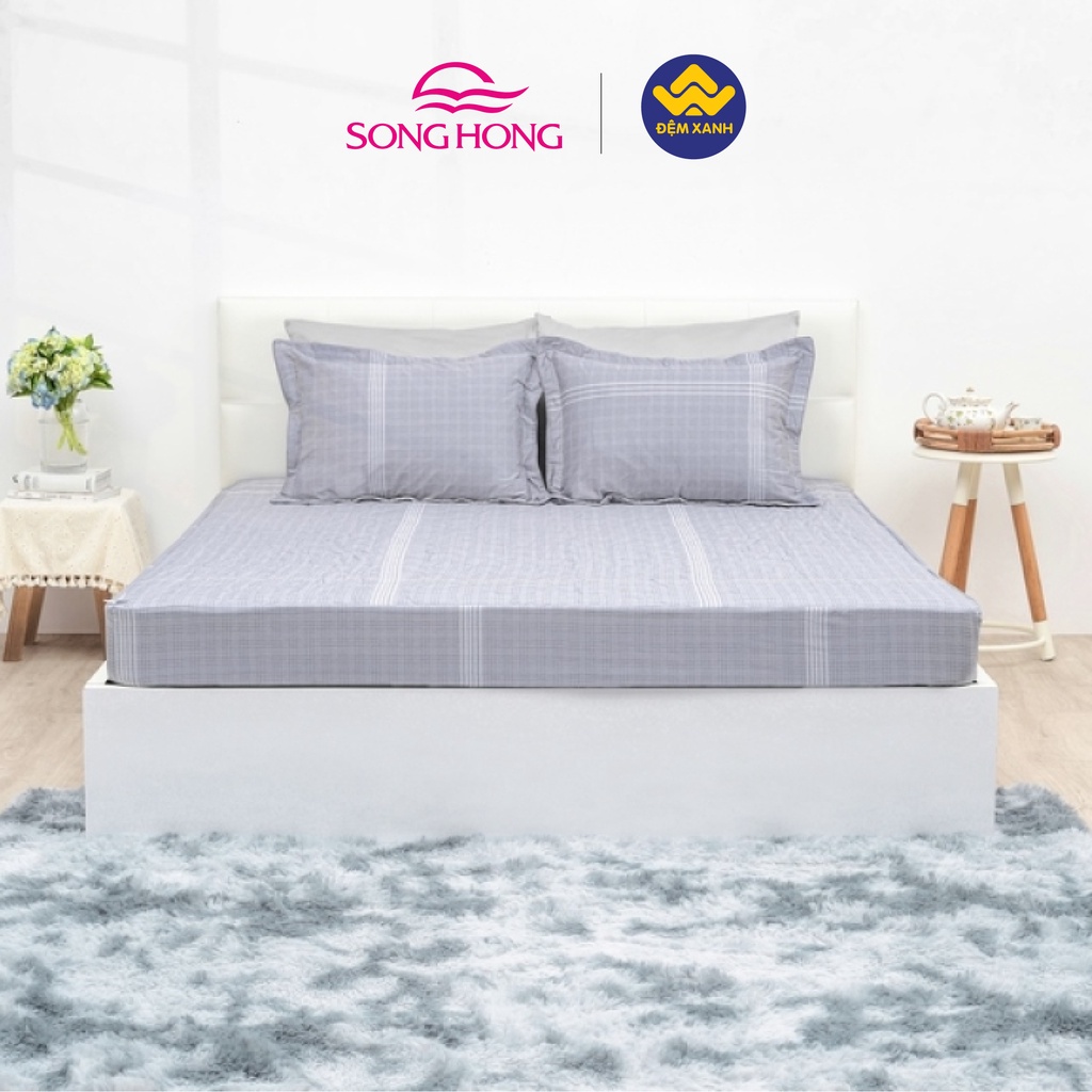 Chăn ga gối Sông Hồng Basic BC22052