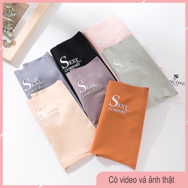 Quần Lót Su Lụa Cạp Cao Gen Bụng SX