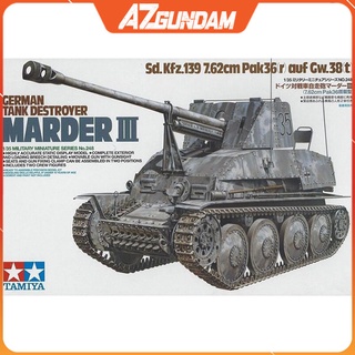 Mô Hình Lắp Ráp German Tank Destroyer Marder III Chính hãng Tamiya Nhật Bản Tỉ Lệ 1/35