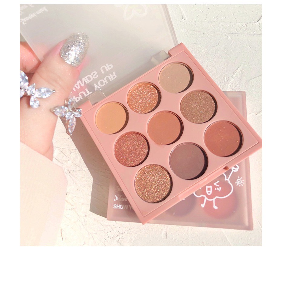 Bảng Mắt 9 Ô Sweet Mint Nhũ Lì Put Your Hands Up F502