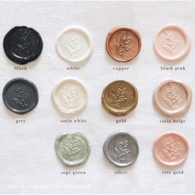 CON DẤU TEM SÁP THÀNH PHẨM - Combo 30 con dấu - Wax Seal