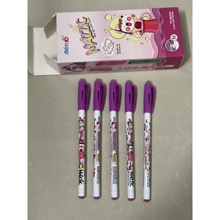 Bút gel xóa được mực tím có ruột thay thế