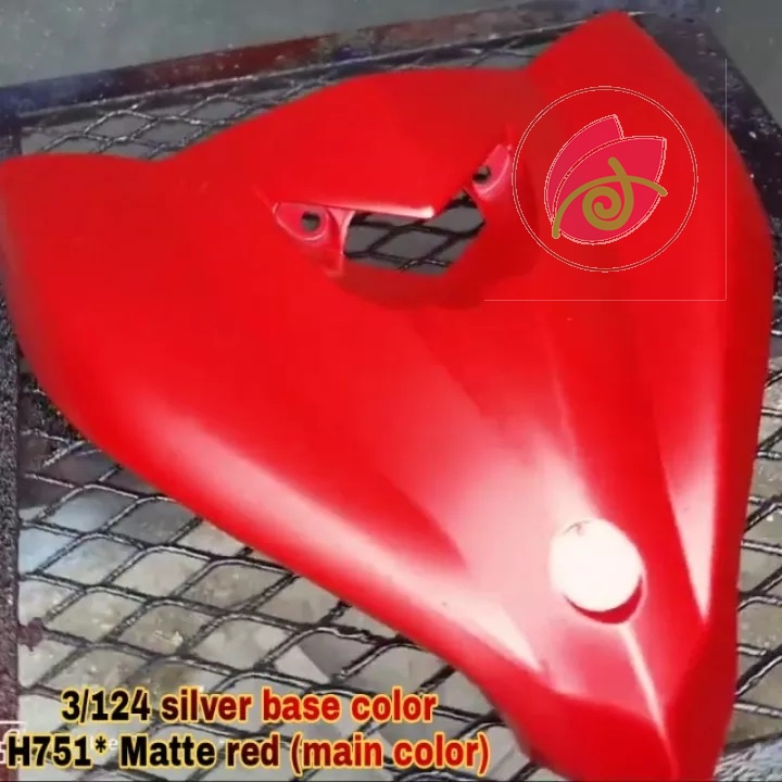 Sơn xịt SAMURAI H751 - màu ĐỎ MỜ (cần sơn trên nền màu Bạc) (400ml)