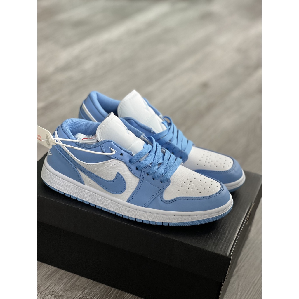 ⚡️GIÁ SỐC⚡️[Ảnh thật do shop tự chụp 100%] Giày Jordan Low 1 xanh trắng hàng chuẩn | BigBuy360 - bigbuy360.vn