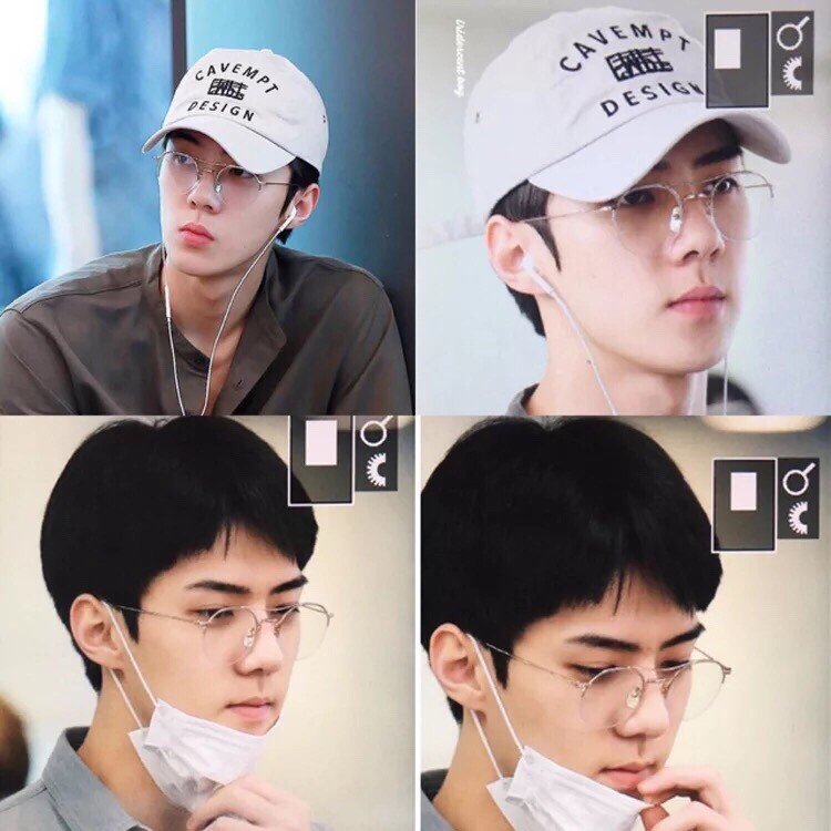 Mắt kính oval hot trend Hàn Quốc❤️FREESHIP❤️gọng kính mát nam nữ 903 cao cấp AH403 | BigBuy360 - bigbuy360.vn