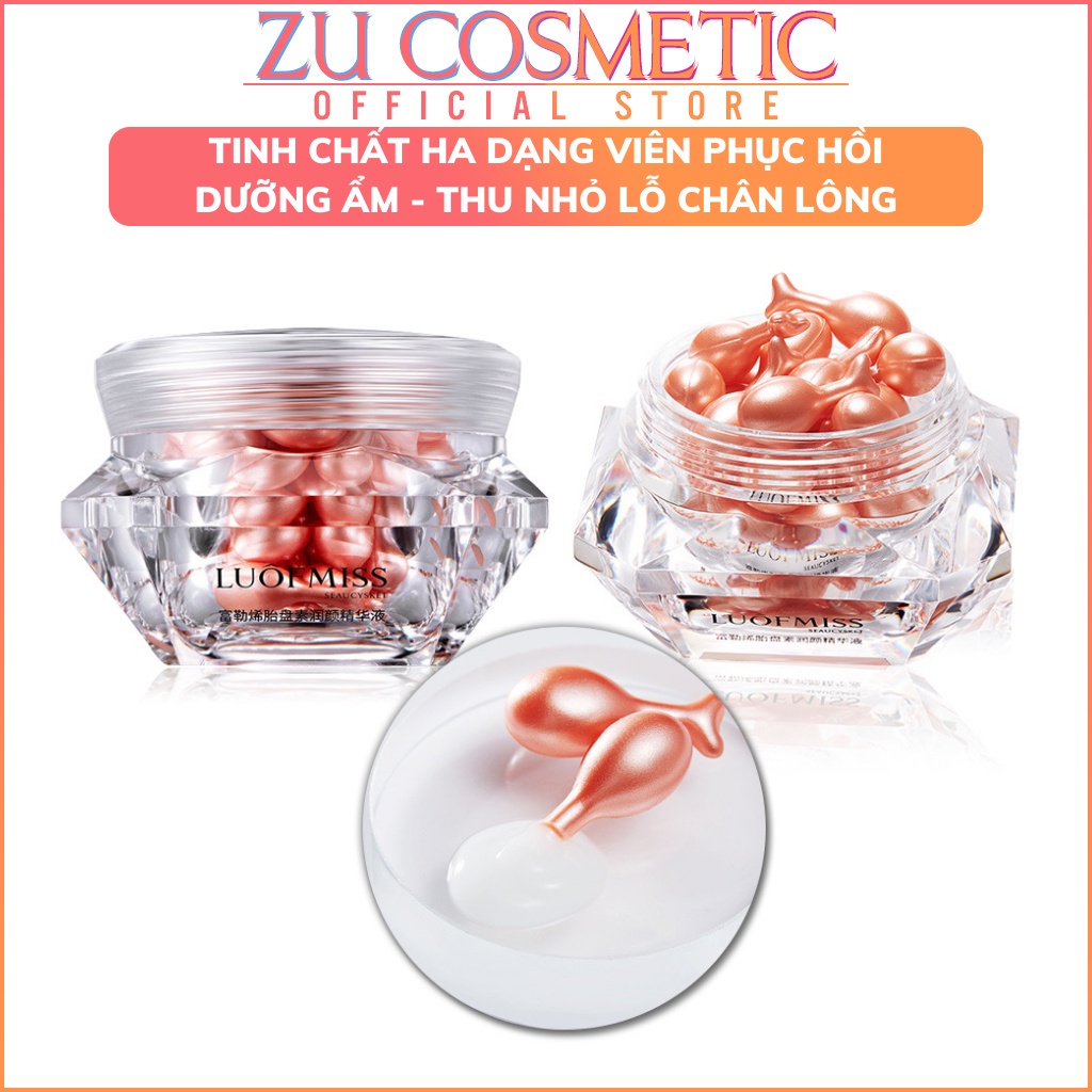 Tinh chất Hyaluronic Acid dạng viên nang dưỡng ẩm thu nhỏ lỗ chân lông nuôi dưỡng và phục hồi làn da