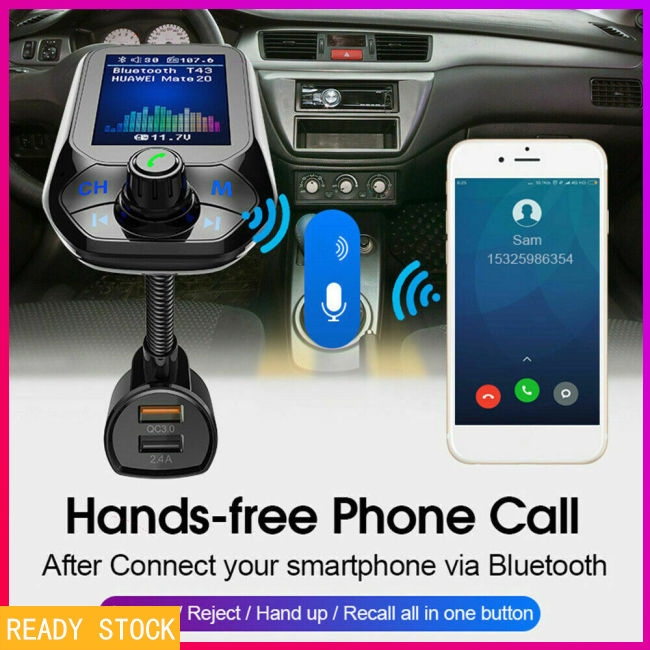 Bộ Chuyển Đổi Radio Mp3 Kết Nối Bluetooth Cho Xe Hơi