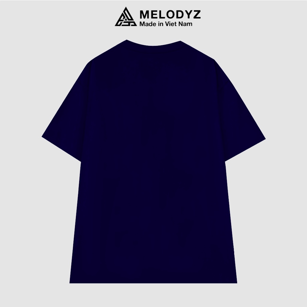 Áo Thun Unisex Colorful Tee Local Brand MelodyZ, Áo Phông Nam Nữ Tay Lỡ Form Rộng Oversize Cotton 100%
