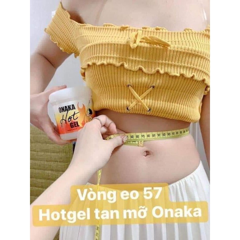 [chính hãng] Gel TAN MỠ BỤNG Onaka Hot Gel Nhật Bản 300g đánh tan mỡ bụng, bắp tay đùi mông,,,