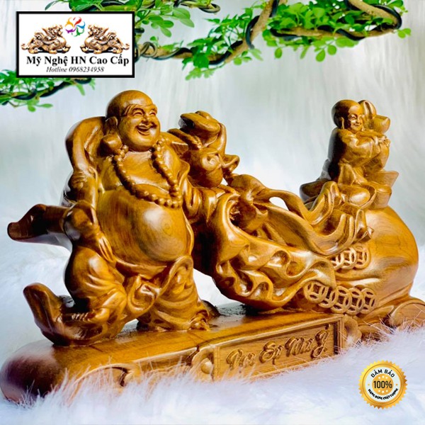 Di lặc kéo bao tiền vạn sự như ý, trang trí ô tô và bàn làm việc.KT 20 x15x5 cm | BigBuy360 - bigbuy360.vn