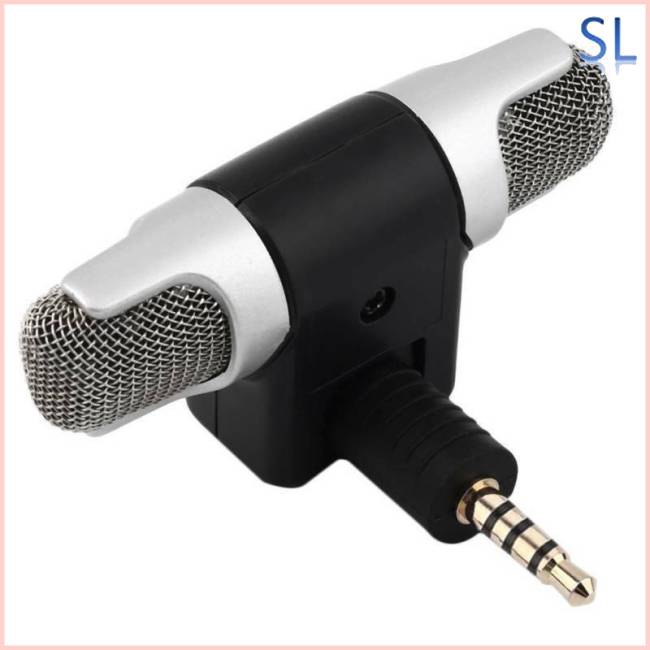 Portable 3.5mm Mini Stereo Microphone for MP3/MP4/Mobile Phone/Tablet